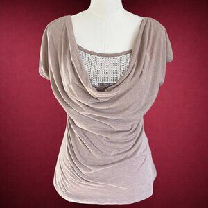 Y2K Venus Sequin Cowl Neck Top